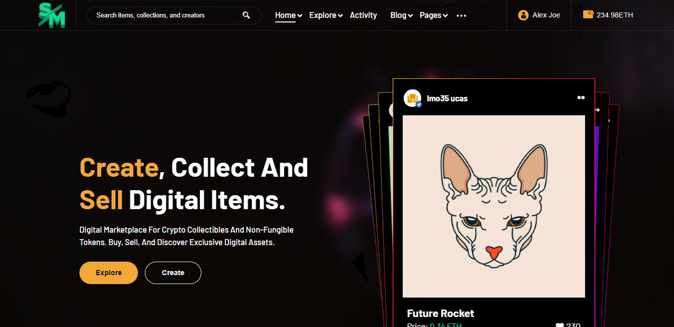 NFT Tokens  - Template