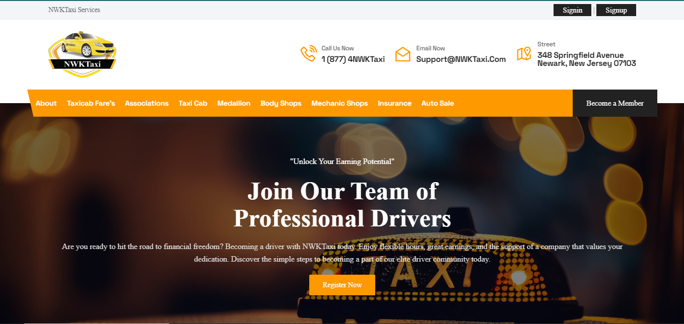 Taxi Rental Services