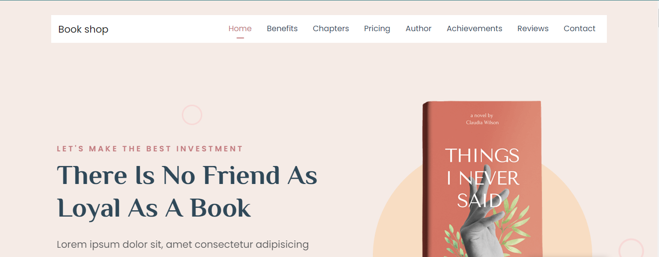 Author Shop - Template